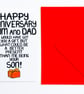 Funny Anniversary Card Happy Anniversary for Mum and Dad Best Gift from your Son - Image 9