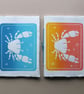 Handprinted Blue Crab Notebook - Image 6
