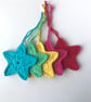 Crochet Star Decorations- Rainbow Sets - Image 6