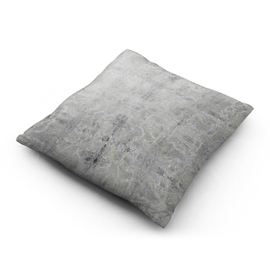 1 Cushion - GREY OLD LACE - Professionally PRINTED Throw Pillow Fabric by Livz