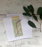 Hand made christmas card, gift and card rolled into one, christmas hanger - Image 2