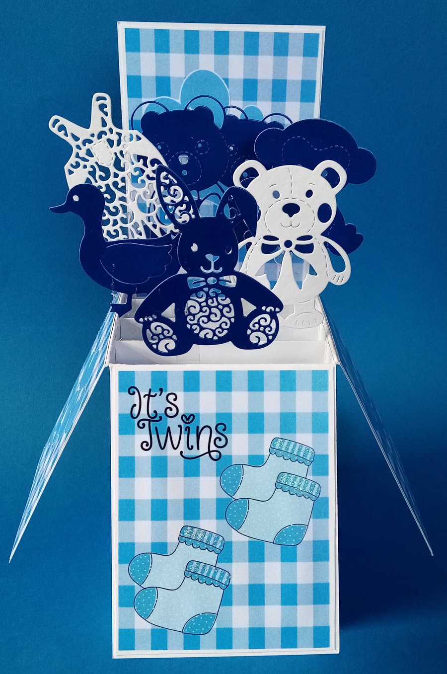 Twin Baby Boy's Card