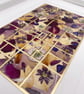 Isabella plantation - botanical mondrian -  pressed flower art - Image 3