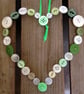 Button Heart Hanger - Image 1