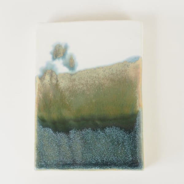 Ceramic ACEO - Abstract landscape no.2