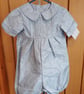Pale blue short leg silk romper - Image 1