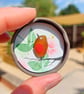 Handmade Sea Glass Robin Fridge Magnet, Meaningful Coastal Keepsake Gift - Image 2