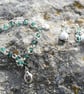 Lady Bug Charm Bracelet and earrings