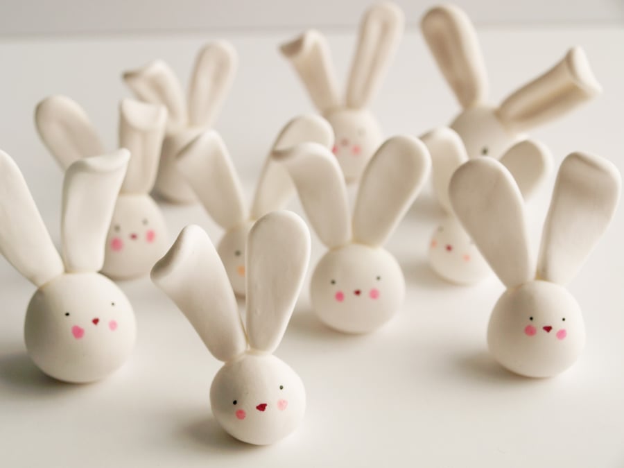 Little Fimo Bunnies
