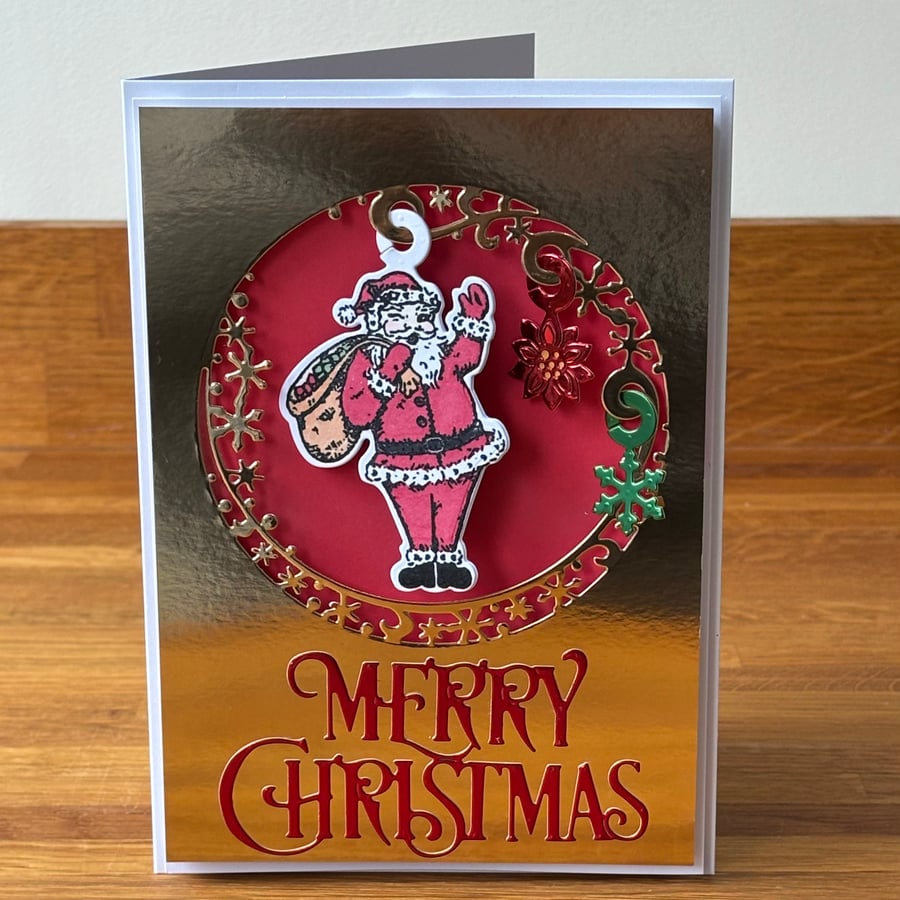 Father Christmas Charms Vintage.