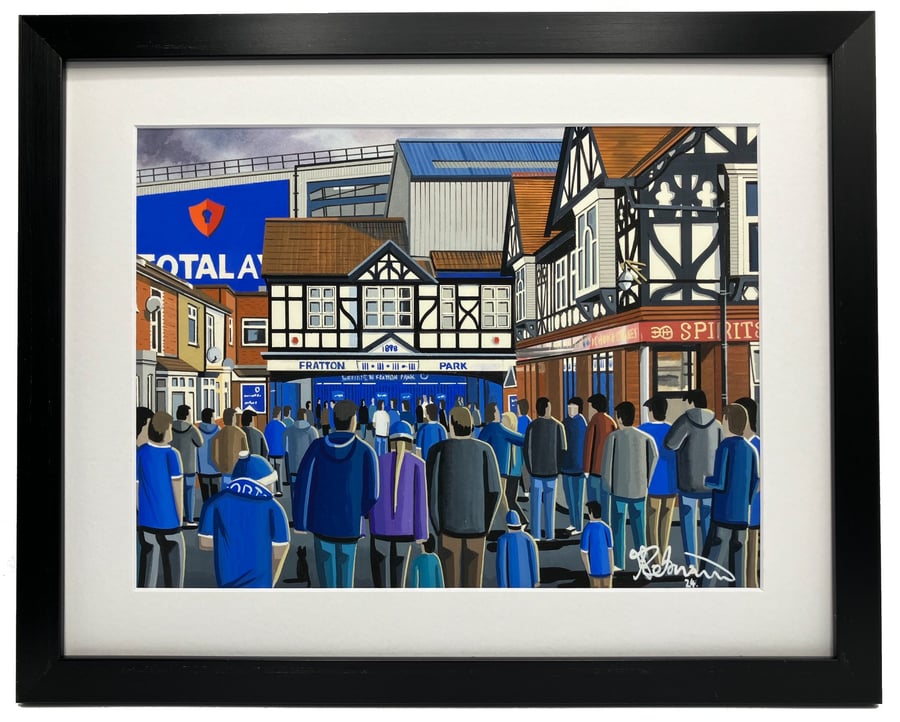 Portsmouth. Framed & Unframed Fine Art Print, Football FC, Fratton Gift