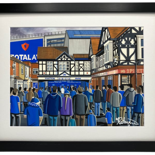 Portsmouth. Framed & Unframed Fine Art Print, Football FC, Fratton Gift