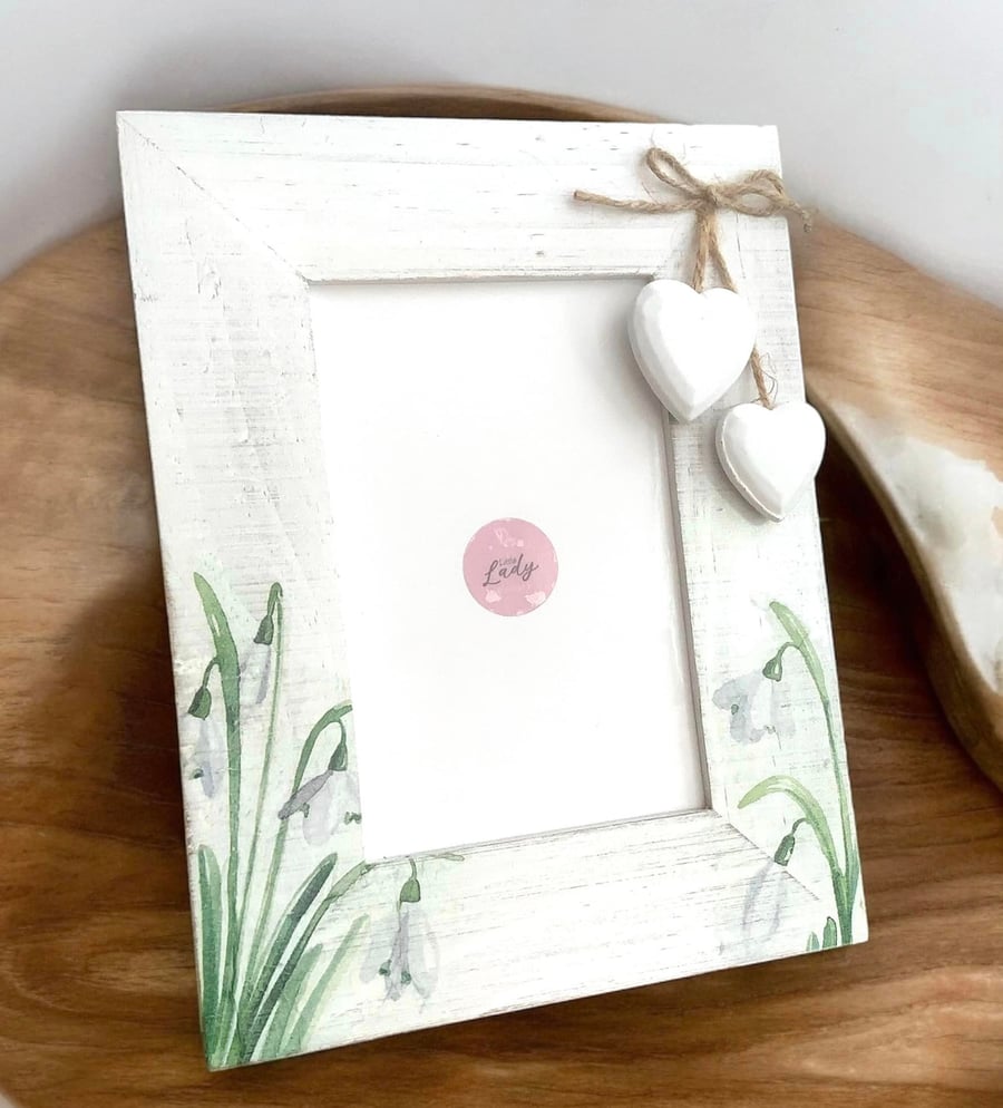Snowdrop Picture Frame