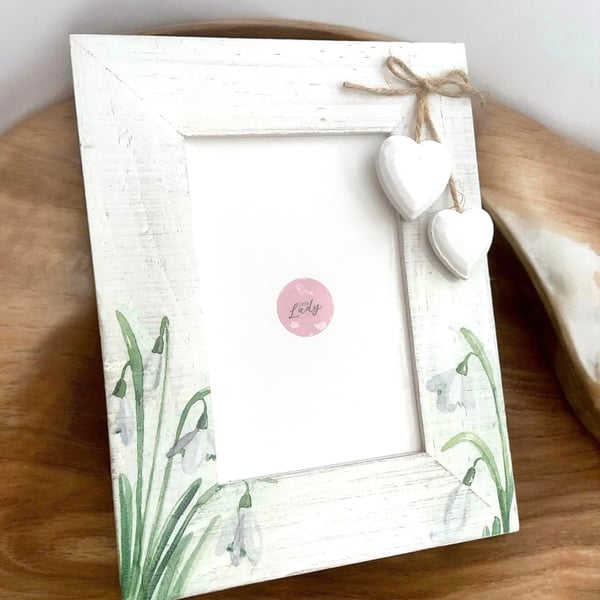 Snowdrop Picture Frame