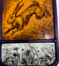 Running hare stained glass light catcher - Image 4