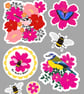 Nature Lovers Printable Sticker Sheet PDF Digital Product - Image 2