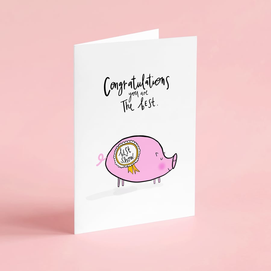 Congratulations you are the best card.