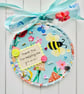 Personalised Teacher Gift Bee Hoop Thank You for Helping Me Grow End of Term Gif