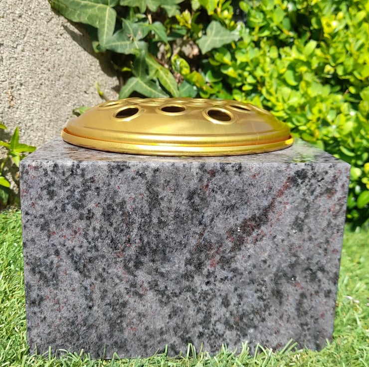 Memorial Grave vase Grave ornament Grave Rose Folksy