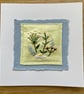 Flowers, hand embroidered keepsake card - Image 4