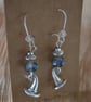 Witch hat earrings with crystals - Image 7