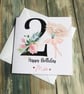 Ballerina Birthday personalised Card for Granddaughter, Daughter, Sister, Niece - Image 5