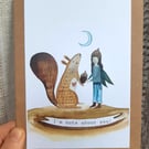 I'm nuts about you card