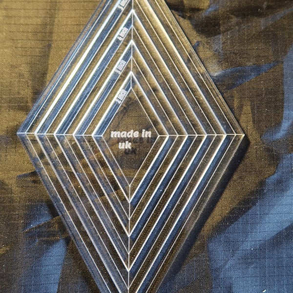 Diamondstar, rhombus, quilting templates stencil, quilt making, paper piecing