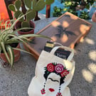 Beautiful Hand-made Book Bag (Frida)