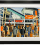 Cleveland. Framed & Unframed Fine Art Print, American Football, Stadium Gift