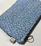 Wildflower Quilted Double Zip Pouch - Brown Zip - Image 3