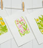 Ragged Robin Wild Flower - Limited edition Linocut Print - Image 3
