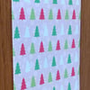 Christmas money envelope- pastel Christmas trees