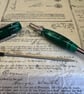 Greens & Chrome Acrylic Ballpoint Pen - Image 5