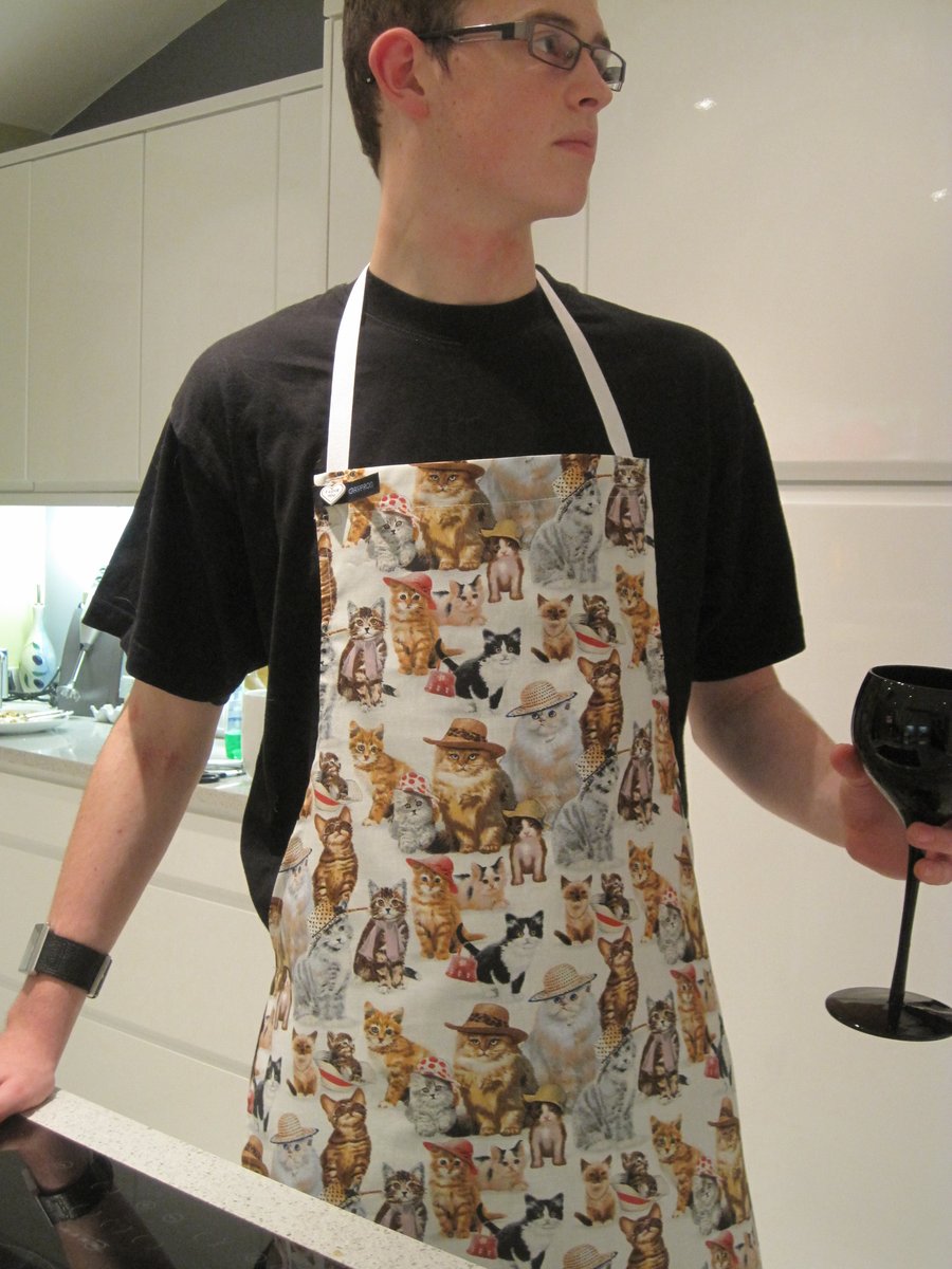 GAYPRONS - Aprons in retro Petpourii II Dress Up Cats