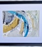Daymer Bay Wave - small framed watercolour