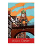 Chester Eastgate print - white frame - Image 3