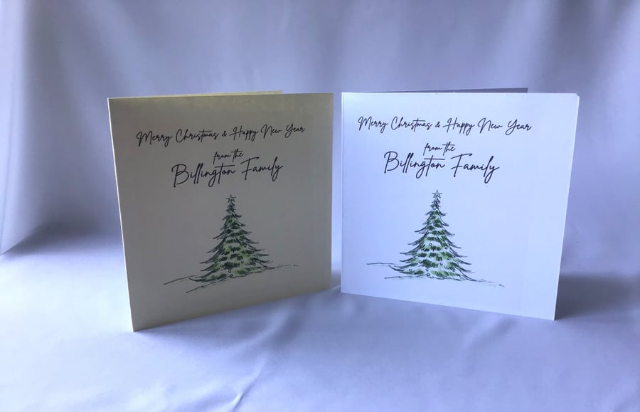 Personalised family Christmas cards, Christmas cards, Custom Christmas cards.