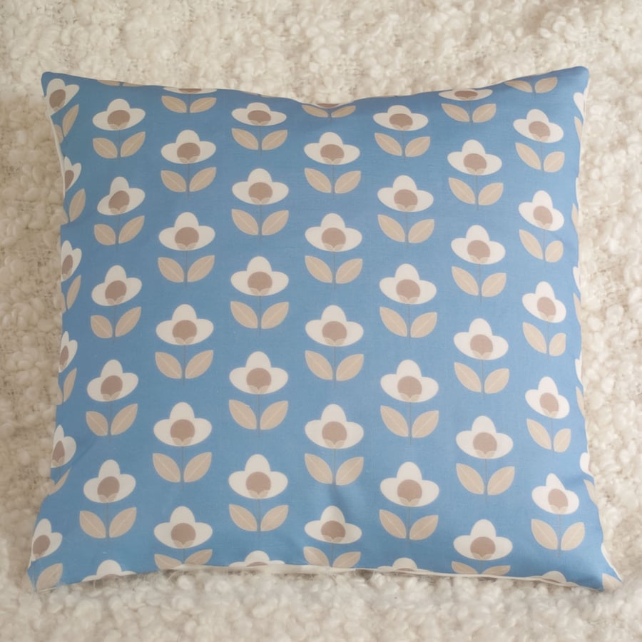 Tulip cushion cover Blue