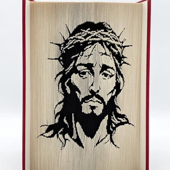 Jesus Crown of Thorns 180 Cut & Fold Book Folding Pattern - EMAILED PDF PATTERN