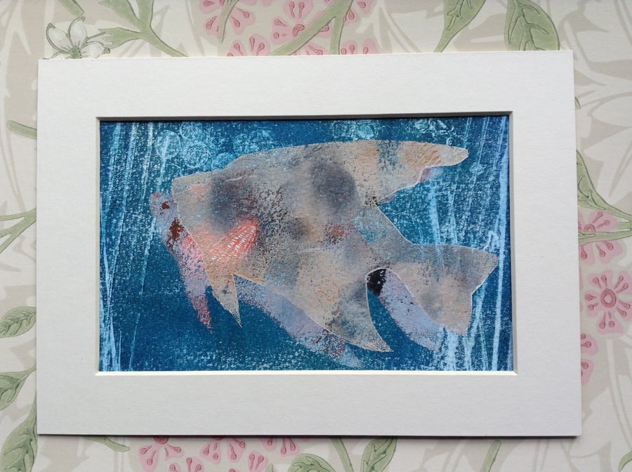  "Floating Angels" monoprint