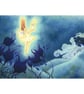 Fairy Giclee Art Print - The Velveteen Rabbit - Fairytale Art - Image 1