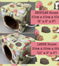 LARGE Guinea Pigs cosy bed. Cosy cube. Padded house for guinea pigs. - Image 8