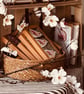 Wedding Decor Favours Wedding Cake Wooden Ornament Chic Vintage style set of 3 - Image 7