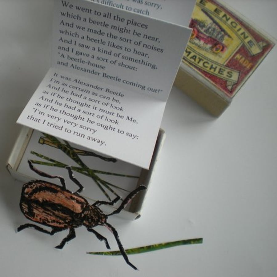 Alexander Beetle Matchbox Poem