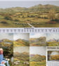 The Malvern Peaks . Annotated with hill names and heights. Large size .  - Image 10