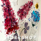 WORKSHOP Sunday 9th June 2024 10am - 12pm - Fused Glass Floral Panel