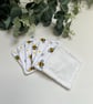 Reusable Bamboo Towelling Face Pads Pack of 7 - Bees - Image 3