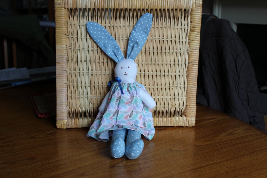 Blue Long Legged Bunny