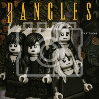 LEGO-Inspired The Bangles "Everything" – 5x5" Mounted Print